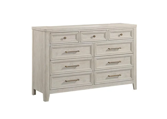 Intercon Furniture – Carlson Dresser, 9 Drawer – CR-BR-9709-WSL-C