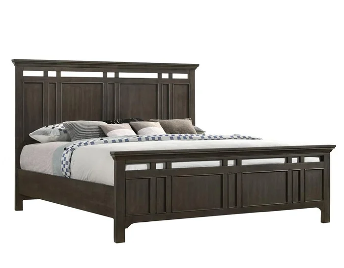 Intercon Furniture – Hawthorne Completed King Standard Bed in Burnished Clay Finish