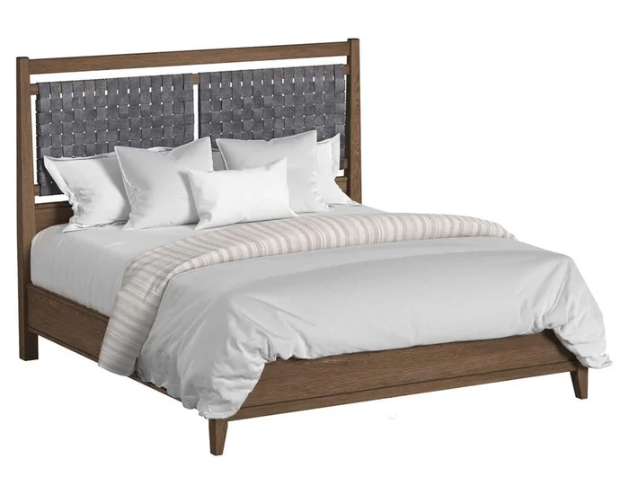 Intercon Furniture – Oslo Completed King Standard Bed in Weathered Chestnut Finish