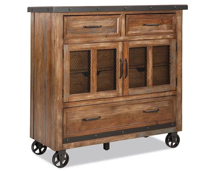 Intercon Furniture Taos 7 Drawer Media Chest in Canyon Brown