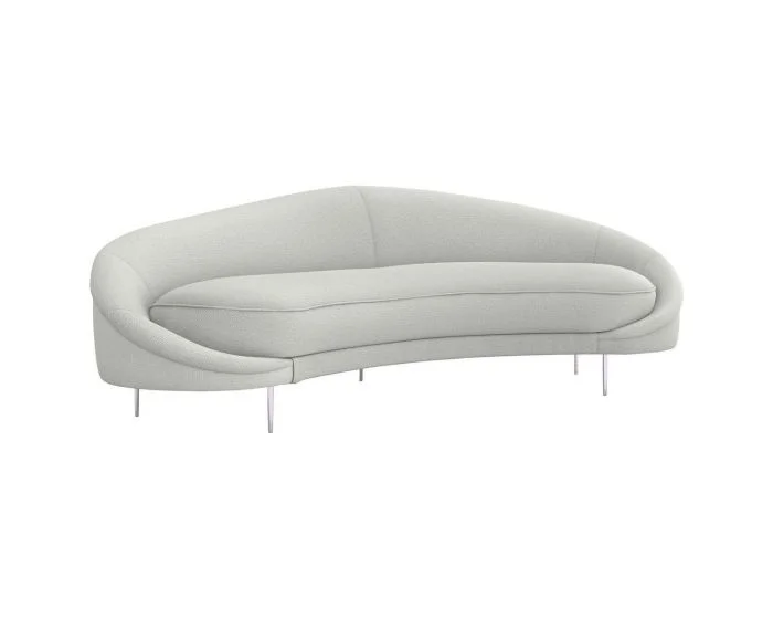 Interlude Home Ava Left Sofa in Fresco