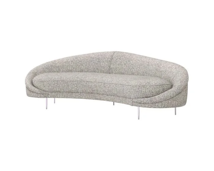 Interlude Home Ava Right Sofa in Breeze