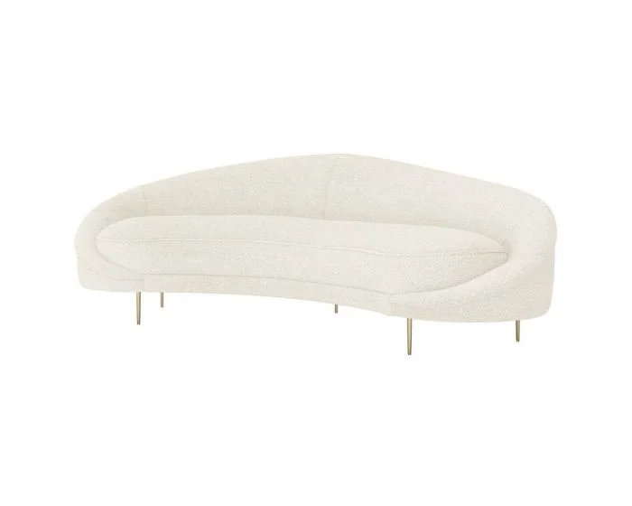 Interlude Home Ava Right Sofa in Foam