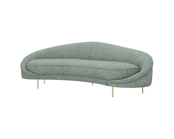 Interlude Home Ava Right Sofa in Pool