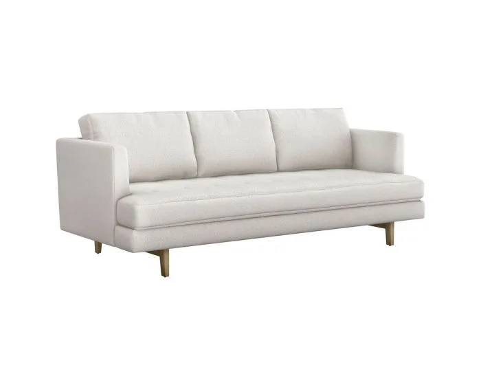 Interlude Home Ayler Sofa in Cameo