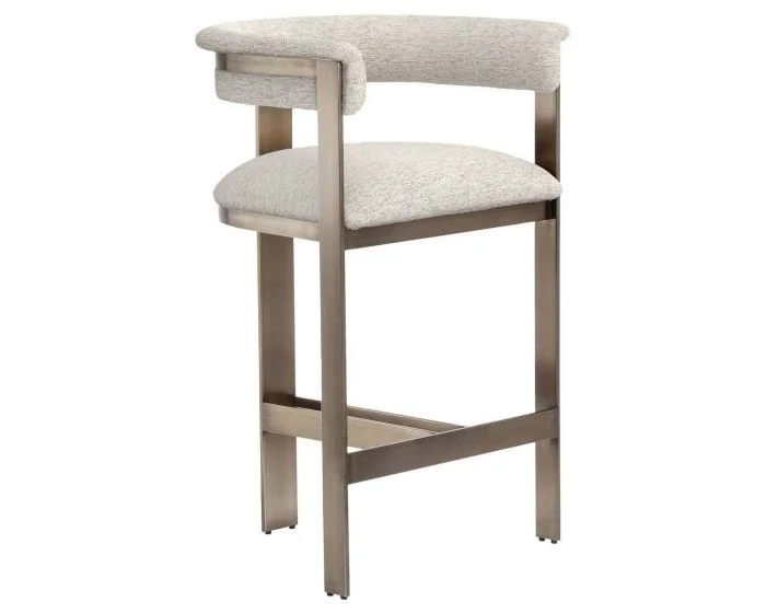 Interlude Home Darcy Counter Stool in Drift