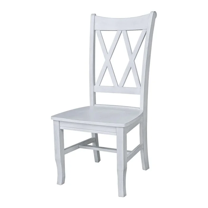 International Concepts – Chalk Double XX Chair in Chalk – Antiqued Finish – 1C28-220