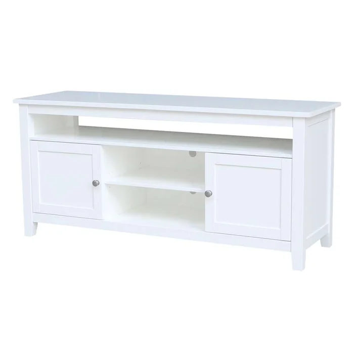 International Concepts – Entertainment / Tv Stand with 2 Doors in White Finish – TV08-51