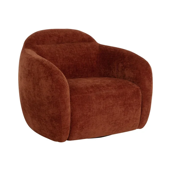 Ismo Swivel Lounge Chair – Opera Spice
