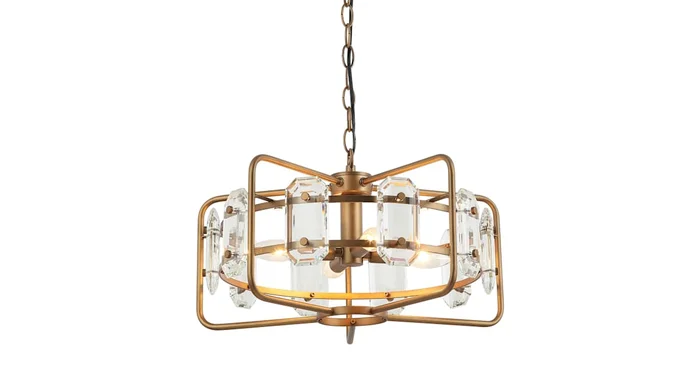 James Allan 4 Light 18″ Wide Crystal Pendant