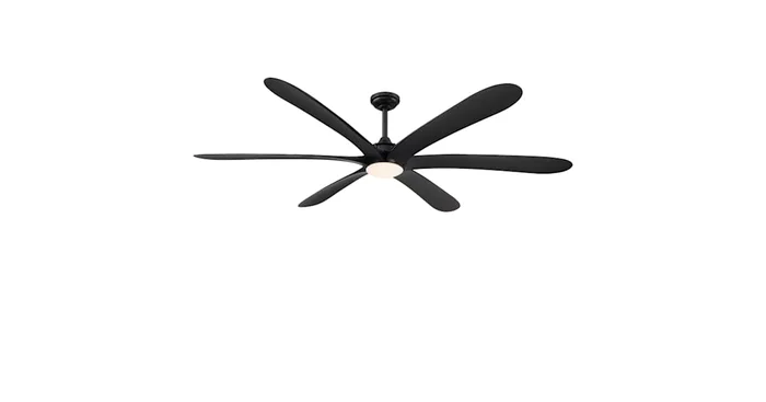 James Allan 72″ 6 Blade Indoor LED Ceiling Fan