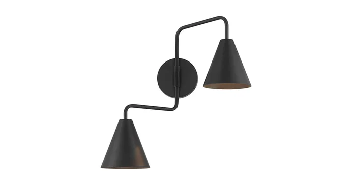 James Allan Meridian 2 Light 17″ Tall Wall Sconce