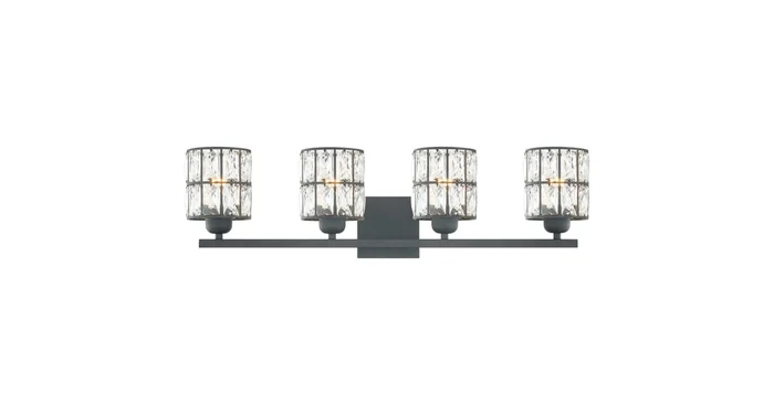 James Allan Raymond 4 Light 30″ Wide Bathroom Vanity Light