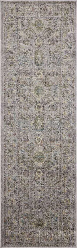 Jean Stoffer x Loloi – Bradbury Grey / Multi 2-6in x 8-0in Runner Rug – BRADBRU-04GYML2680