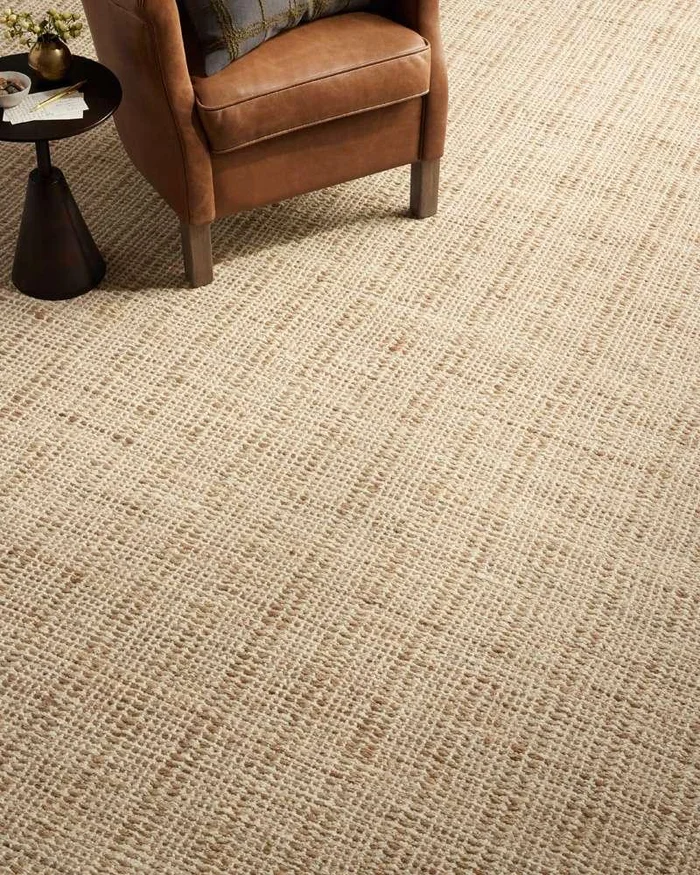 Jean Stoffer x Loloi – Cornwall Ivory / Natural 7-9in x 9-9in Area Rug – CORWCRN-01IVNA7999