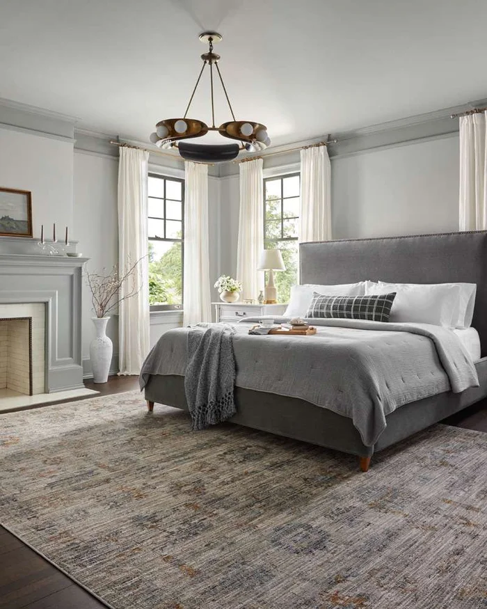 Jean Stoffer x Loloi – Katherine Pebble / Ocean 5-3in x 7-9in Area Rug – KESSKES-04PPOC5379