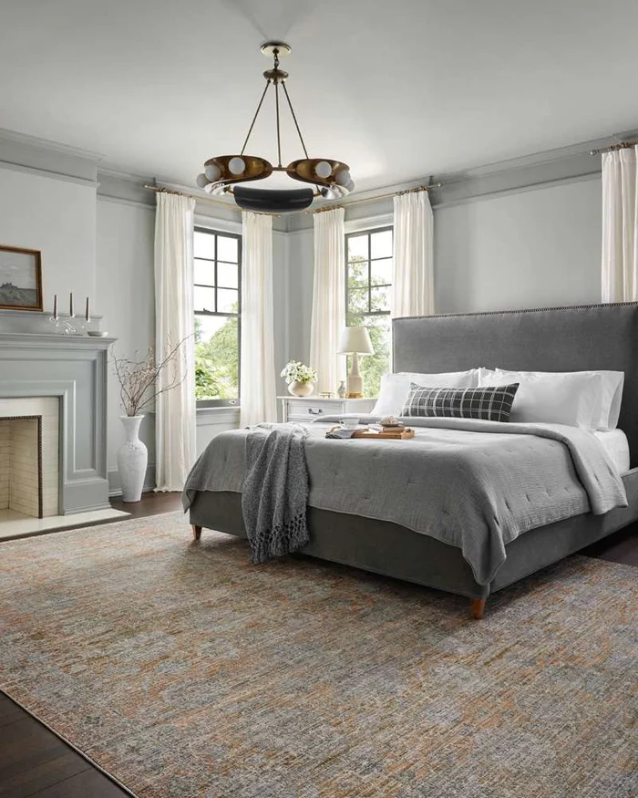 Jean Stoffer x Loloi – Katherine Terracotta / Smoke 7-10in x 10 Area Rug – KESSKES-02TCSK7AA0