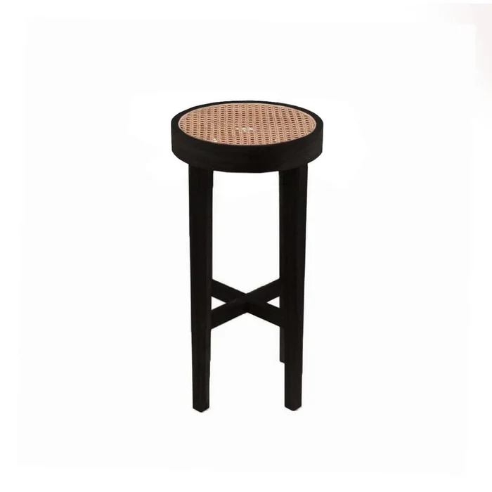 Jeanneret Round Bar Stool