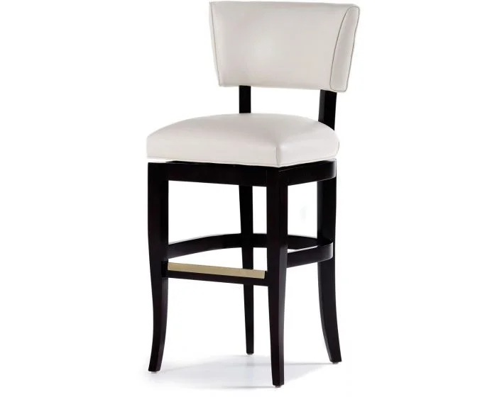 Jessica Charles Maxine Memory Swivel Barstool #Dresden Cloud (Grade 20)