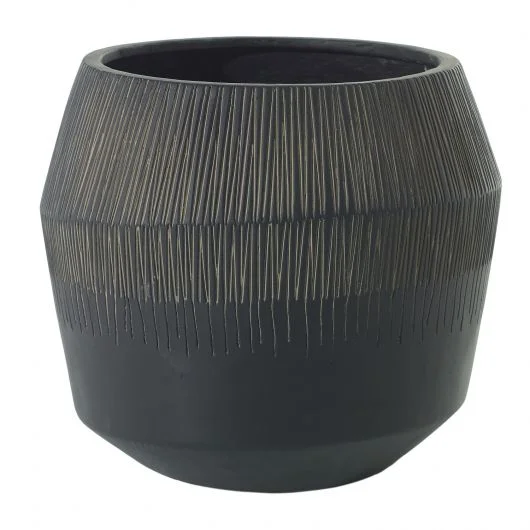 Jeva Collection By Accent Decor – Black – Fiber Composite – 76592