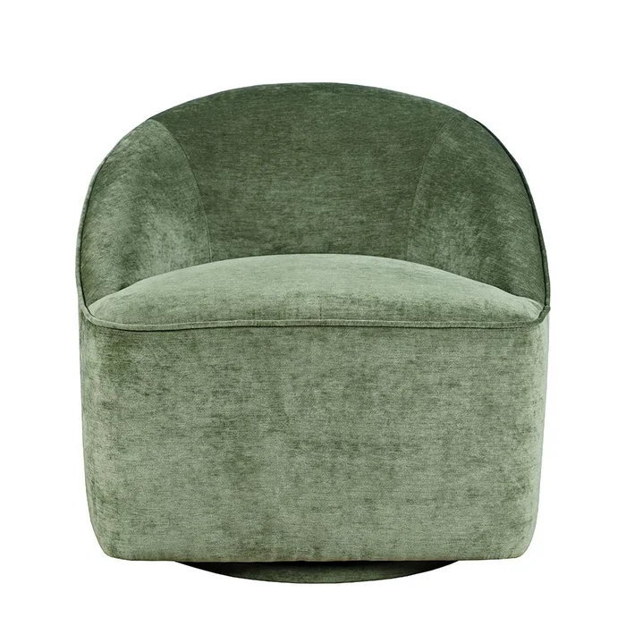 Jofran – Lulu Mid-Century Modern Upholstered Casual Swivel Accent Chair – LULU2-SW-FOR