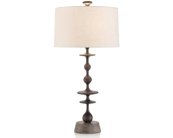 John Richard 34″ Matte Black Baluster Table Lamp – #JRL-9953 – (Quick Ship) (Dropshippable)
