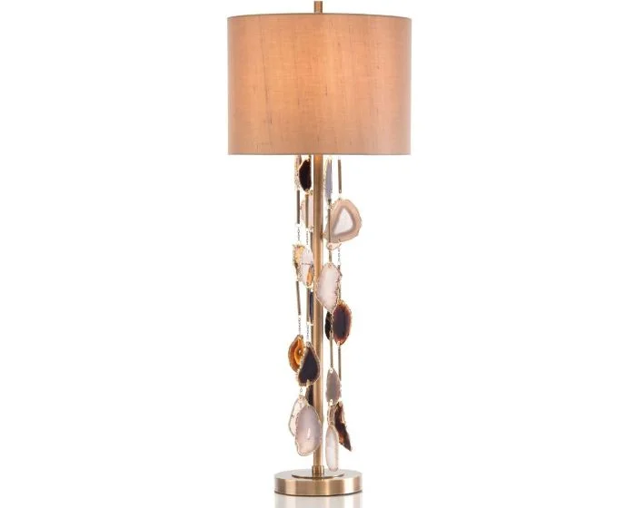 John Richard 36.5″ Falling Agate Buffet Lamp – #JRL-9478 (Dropshippable)