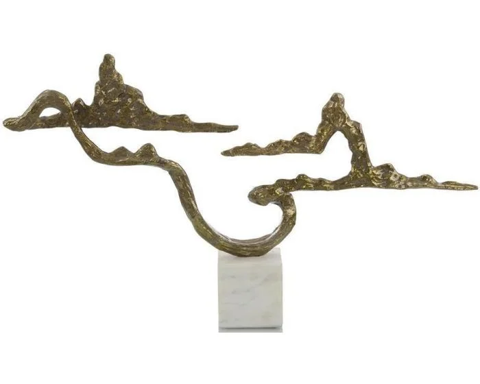 John Richard Floating Island in Brass – (Quick Ship) (Dropshippable)