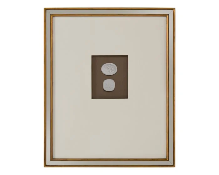 John Richard Wall Decor Mahogony Intaglio IV (Dropshippable)