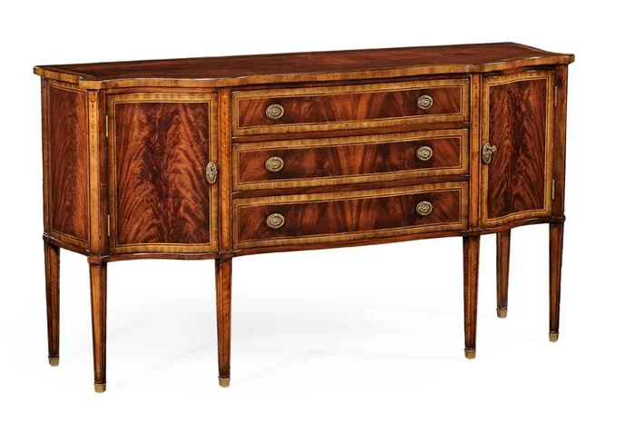 Jonathan Charles Fine Furniture – Buckingham Mahogany Sideboard with Curved Doors – 492637-MAH