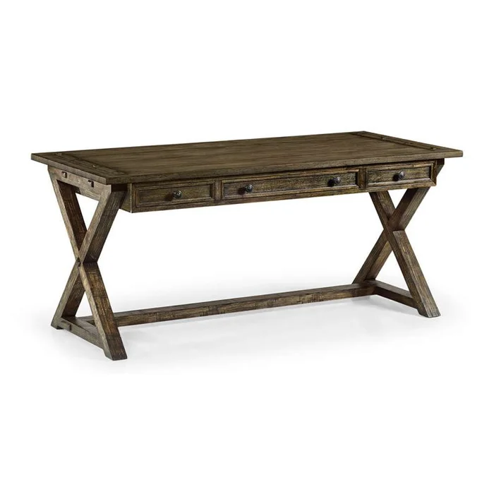 Jonathan Charles Fine Furniture – Casual Accents Dark Driftwood Desk – 491058-DTD