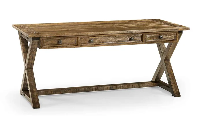 Jonathan Charles Fine Furniture – Casual Accents Medium Driftwood Desk – 491058-DTM