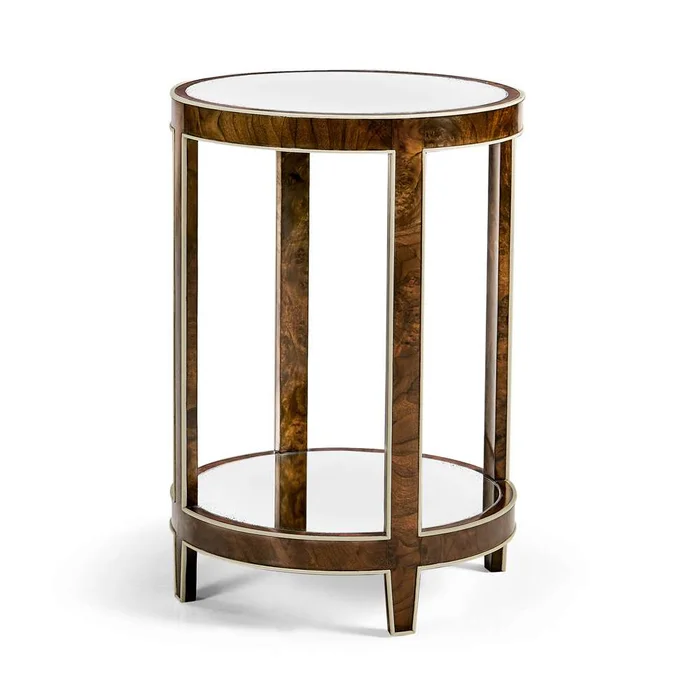 Jonathan Charles Fine Furniture – JC Modern – Jacques Round End Table – 007-3-DN1-WBL