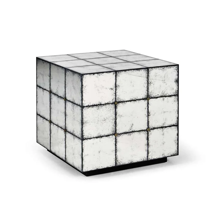 Jonathan Charles Fine Furniture – JC Modern – Luna Square End Table – 007-3-BN2-EGL