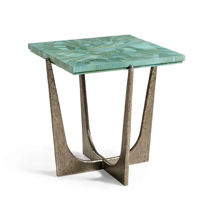 Jonathan Charles Fine Furniture – Water – Seaglass End Table – 001-3-BN0-BLS