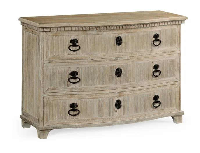 Jonathan Charles Fine Furniture – William Yeoward Country House Chic Bickerton Washed Acacia Commode – 530068-WAA