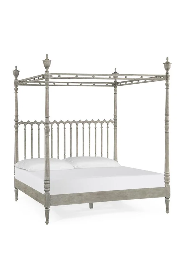 Jonathan Charles Fine Furniture – William Yeoward Country House Chic Morris Grey Oak US King Bed – 530090-USK-GYO