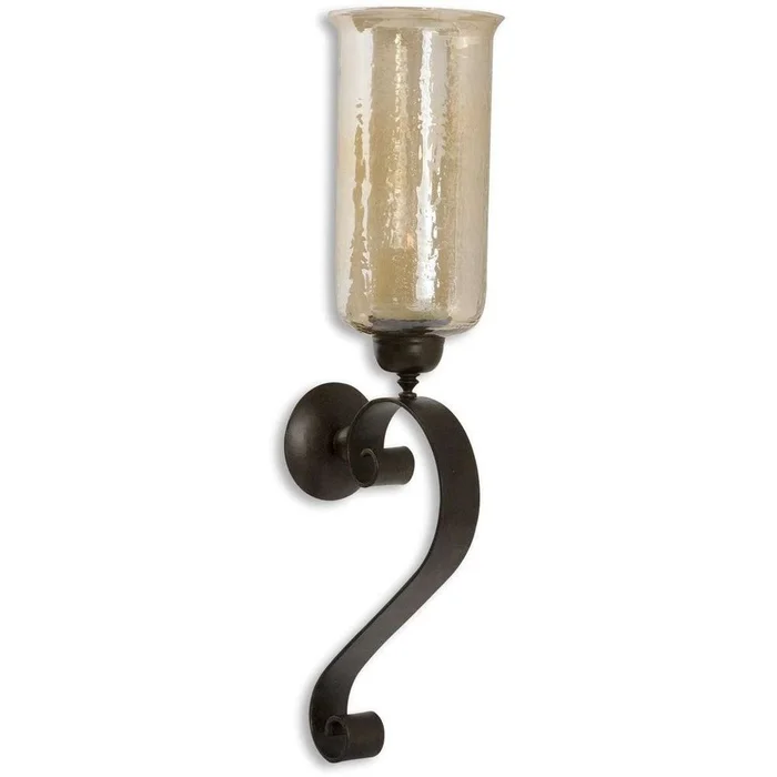 Joselyn Bronze Candle Wall Sconce