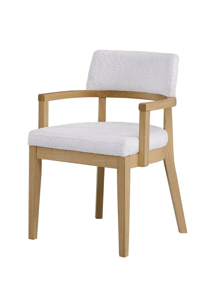 Kasem – Gorge Fabric Side Chair (Set of 2) – White