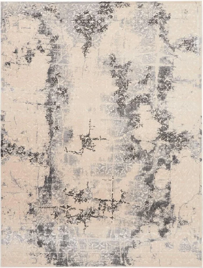 Kathy Ireland Home – Heritage KI354 Beige 8 x 105in Oversized Rug – KI354-99446280145_CLOSEOUT