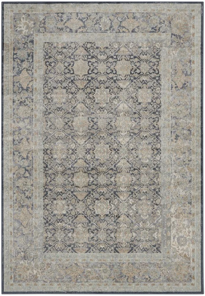 Kathy Ireland Home – Malta Area Rug – 53in x 77in Navy – MAI09-99446375971 – CLOSEOUT
