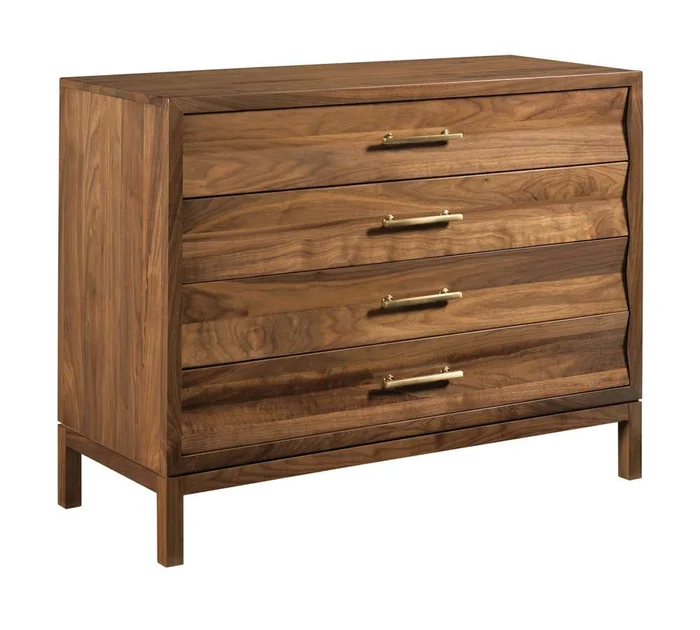 Kincaid Furniture – Monogram Walnut Backbay Accent Chest – Walnut – 315-933