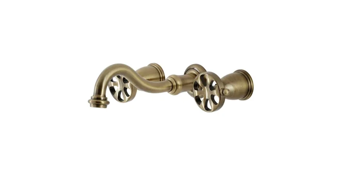 Kingston Brass Belknap 1.2 GPM Wall Mounted Widespread Bathroom Faucet