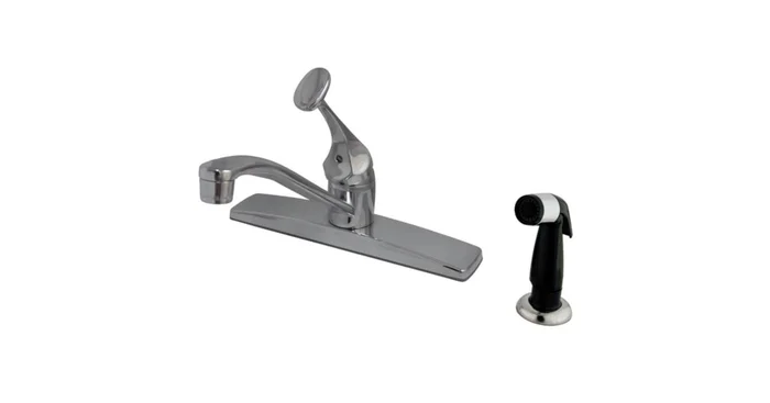 Kingston Brass Columbia 1.8 GPM Standard Kitchen Faucet – Includes Side Spray