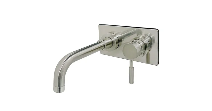 Kingston Brass Concord 1.2 GPM Wall Mounted Centerset Bathroom Faucet