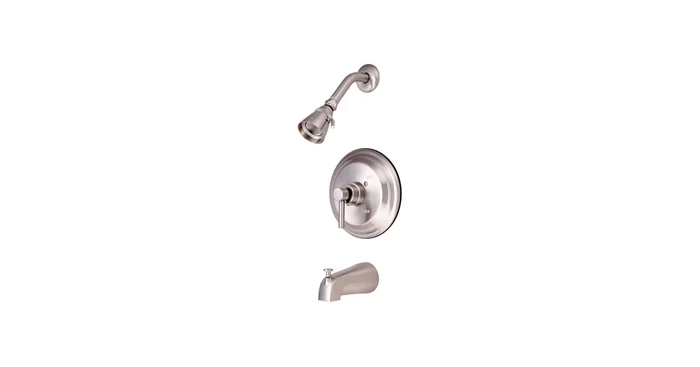 Kingston Brass Concord Tub and Shower Trim Package with 1.8 GPM Single Function Shower Head