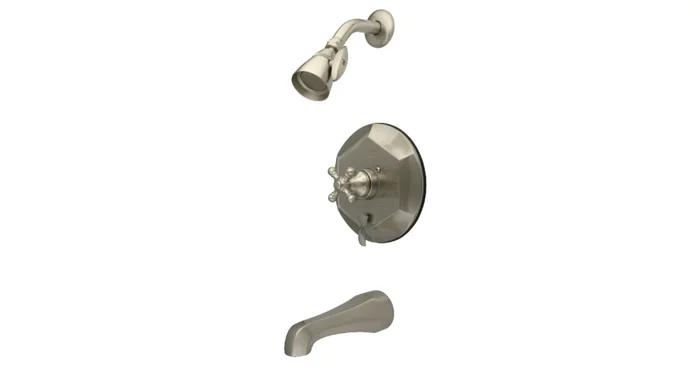 Kingston Brass English Vintage Tub and Shower Trim Package with 1.8 GPM Single Function Shower Head