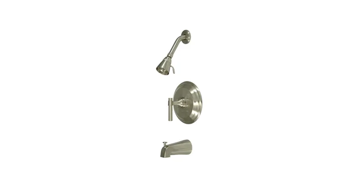 Kingston Brass Milano Tub and Shower Trim Package with 1.8 GPM Single Function Shower Head