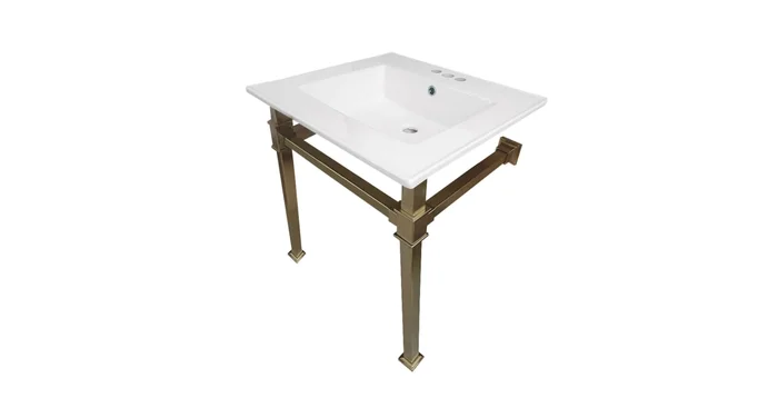 Kingston Brass Monarch 25″ Wide Console Sink Set