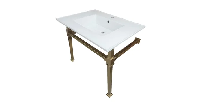Kingston Brass Monarch 31″ Wide Console Sink Set